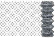 Clôture en grillage en acier galvanisé 1,5 m x 25 m