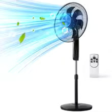 VENTILATEUR 40CM 55W 4 VITESSES TELECDE WIFI EVERSTEEL