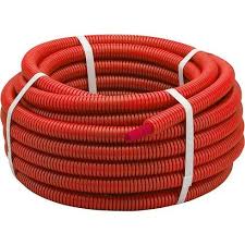PER Tube gainé rouge chauffage et sanitaire 15 m diam 16