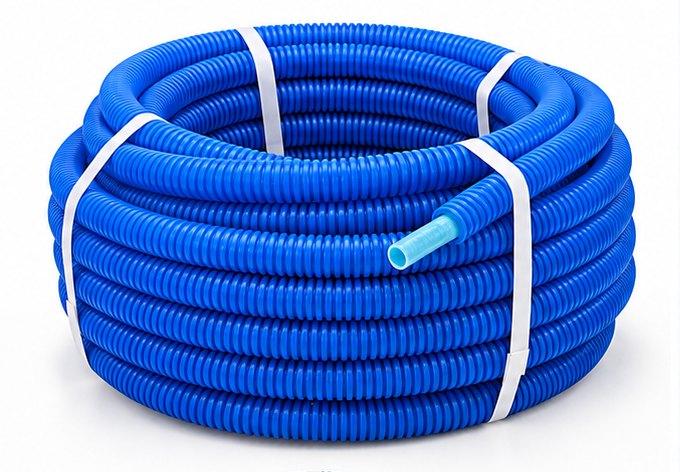 PER Tube gainé bleu chauffage et sanitaire 25 m diam 16