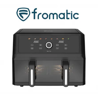 AIR FRYER 11L 2BAC FENETRE NOIR FROMATIC - Friteuse Sans Huile FFRY114N LIVRE DES AUJOURD