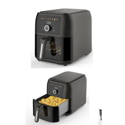 Vue de l’Air Fryer Fromatic 8 litres avec bac unique et fenêtre frontale - kashakazi976.yt