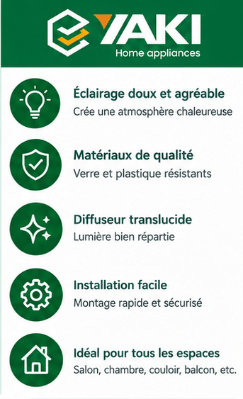 Ampoule terrasse Yaki - kashkazi976.yt