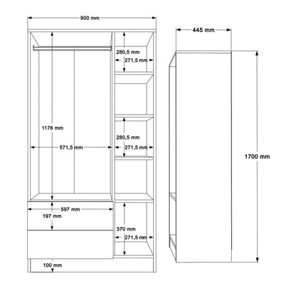 ARMOIRE 3P NS3 - SW - kashkazi976.yt