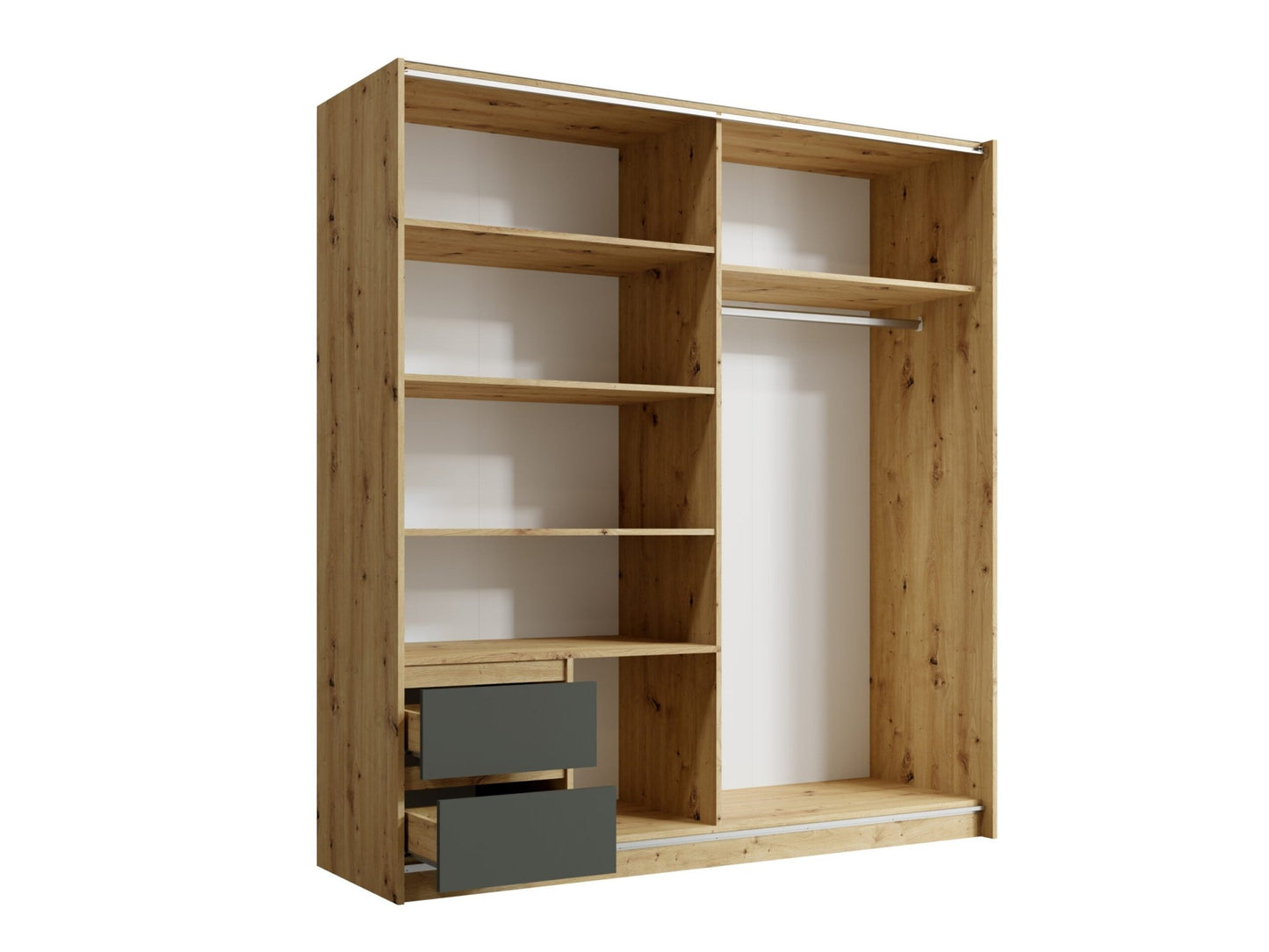 ARMOIRE CO,3ARMOIRE COULISSANTE URIEL 180,8 X198,3X59,3 - kashkazi976.yt