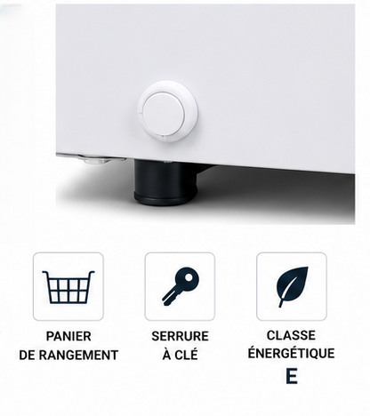 CONGELATEUR COFFRE 287L E FROID STATIQUE BLANC HYUNDAI