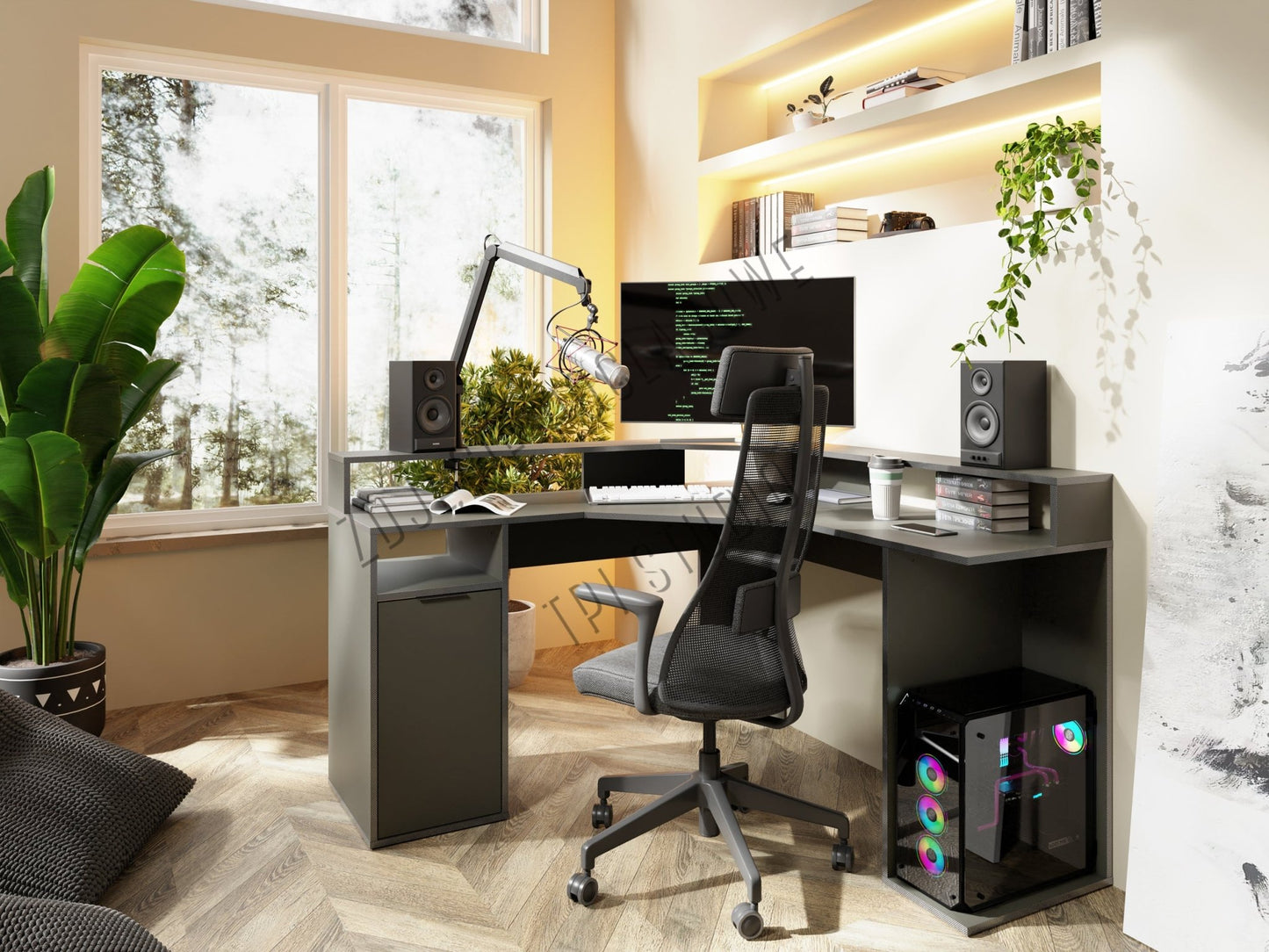 BUREAU ANGLE GAMING CARBON 139X88,7X139 - kashkazi976.yt