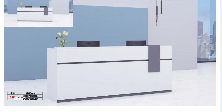 BUREAU COMPTOIR AVEC TABLETTE UNITE CENTRAL 012 - CT001 - kashkazi976.yt