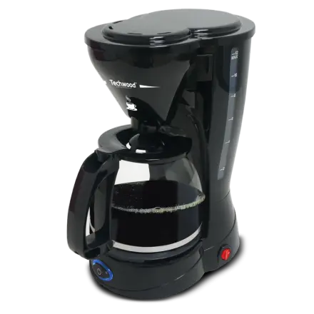 CAFETIERE ELECTRIQUE 10/12T FILTRE PERM. LAVABLE PC 800W - TECHWOOD - Cafetière LIVRE DES AUJOURD