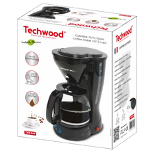 CAFETIERE ELECTRIQUE 10/12T FILTRE PERM. LAVABLE PC 800W - TECHWOOD - Cafetière LIVRE DES AUJOURD