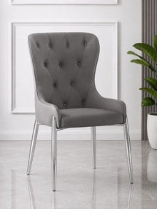 CHAISE 12217 620X600X970 GRISE/ARGENT - kashkazi976.yt