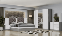 CHAMBRE A COUCHER UL-LR00048-5 LIT160/2CHEVET/COIF +ARMOIRE 6P - kashkazi976.yt