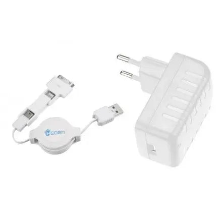 CHARGEUR PRISE MURALE 3 EN 1 HEDEN LIVRE DES AUJOURD