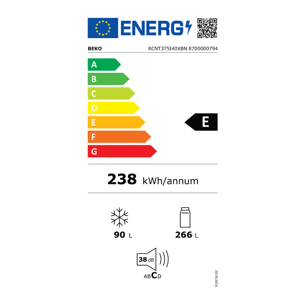 COMBI 356L CONGEL BAS NEOFROST E ARGENT BEKO - kashkazi976.yt