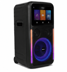 ENCEINTE BT RECH. 2x5W+2x15W 40W BASS ECRAN 10'' SMART - kashkazi976.yt