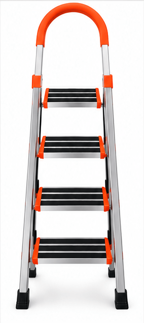 Escabeau pliant en aluminium - 5 marches - kashkazi976.yt