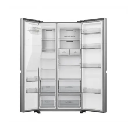 FAM 632L(417+215) E INOX N.FR. DIST.E.G.P. AFF.DIG. HISENSE - Réfrigérateur américain - kashkazi976.yt