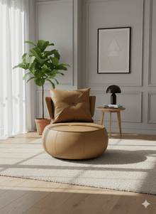 FAUTEUIL CITROUILLE PIVOTANT - kashkazi976.yt
