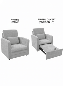 FAUTEUIL CONVERTIBLE 80X85X80 - kashkazi976.yt
