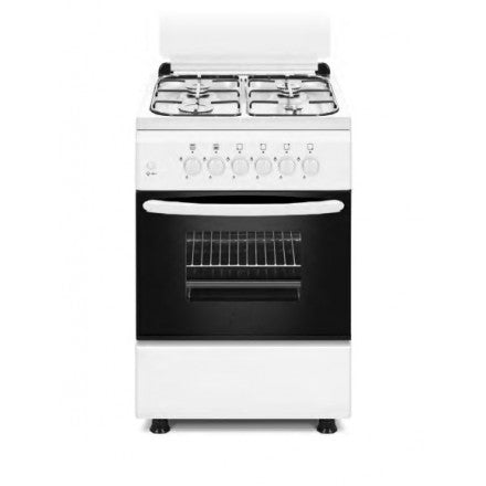 GAZINIERE 4G F.GAZ ALL.AUTO BLANCHE 50X55 EVERSTEEL - kashkazi976.yt