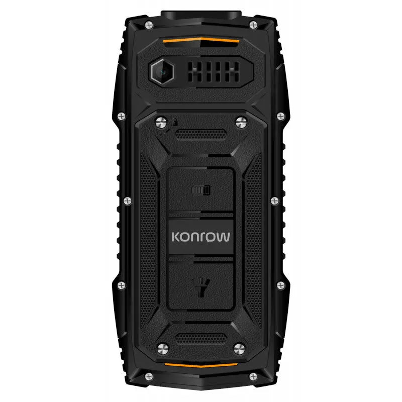 Konrow Stone Plus - Téléphone Antichoc Certifié IP68 - 2.4'' - Double Sim - Noir - kashkazi976.yt