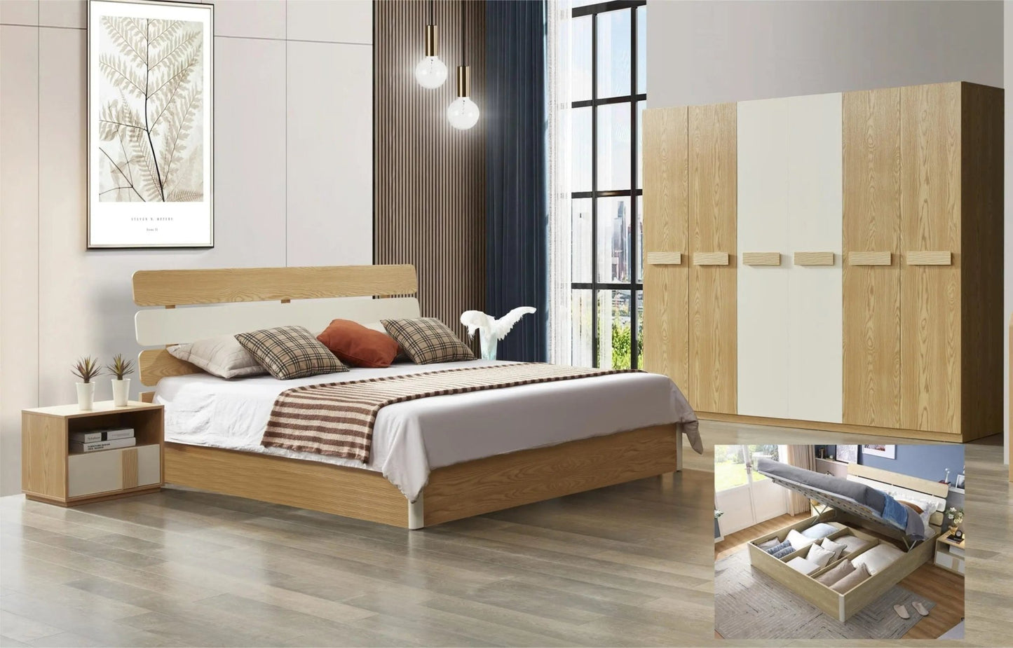 LIT AVEC COFFRE - kashkazi976.yt