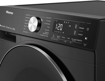 MAL F 12KG 1400TR/MN LAV.VAP. AUTO.DOS INVERTER NOIRE HISENSE - kashkazi976.yt