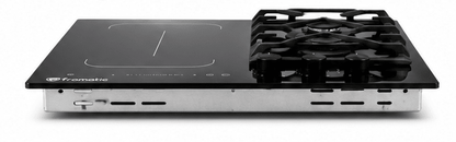 PC MIXTE 2F GAZ 2F INDUC. 60CM BLACK GLASS FROMATIC - kashkazi976.yt