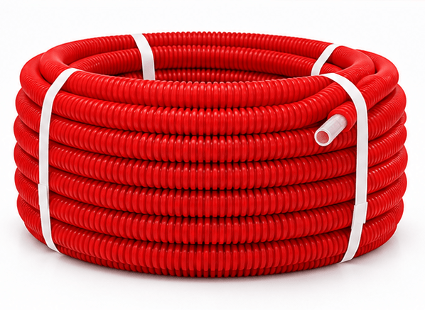 PER Tube gainé rouge chauffage et sanitaire 25 m diam 12 - kashkazi976.yt