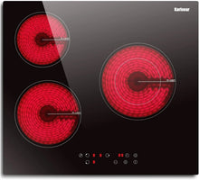 PLAQUE DE CUISSON COOKS PC - D35201 - VITROCERAMIQUE / 3 ZONES / VERRE - kashkazi976.yt