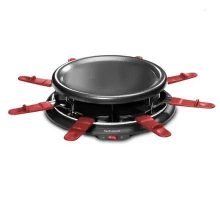 RACLETTE/GRILL/CRÊPIÈRE 8 PERS. ANTIADHÉSIF - TECHWOOD - kashkazi976.yt