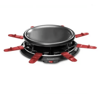 RACLETTE/GRILL/CRÊPIÈRE 8 PERS. ANTIADHÉSIF - TECHWOOD - kashkazi976.yt