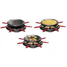 RACLETTE/GRILL/CRÊPIÈRE 8 PERS. ANTIADHÉSIF - TECHWOOD - kashkazi976.yt