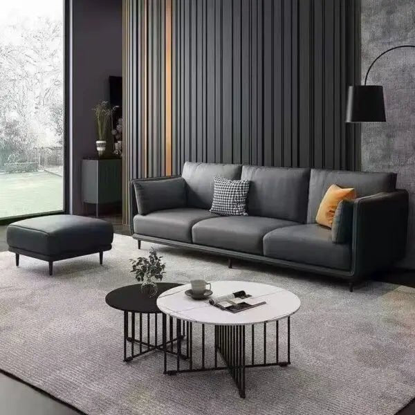 SALON 210CM AVEC REPOSE PIED QY904 - kashkazi976.yt