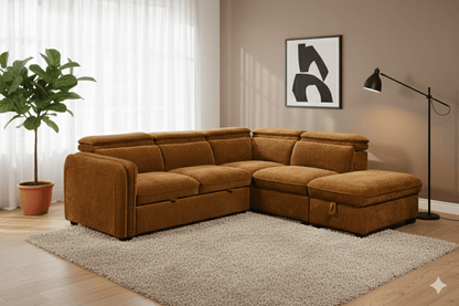 SALON ANGLE CONVERTIBLE /COFFRE KF7845 257X231X81 - kashkazi976.yt