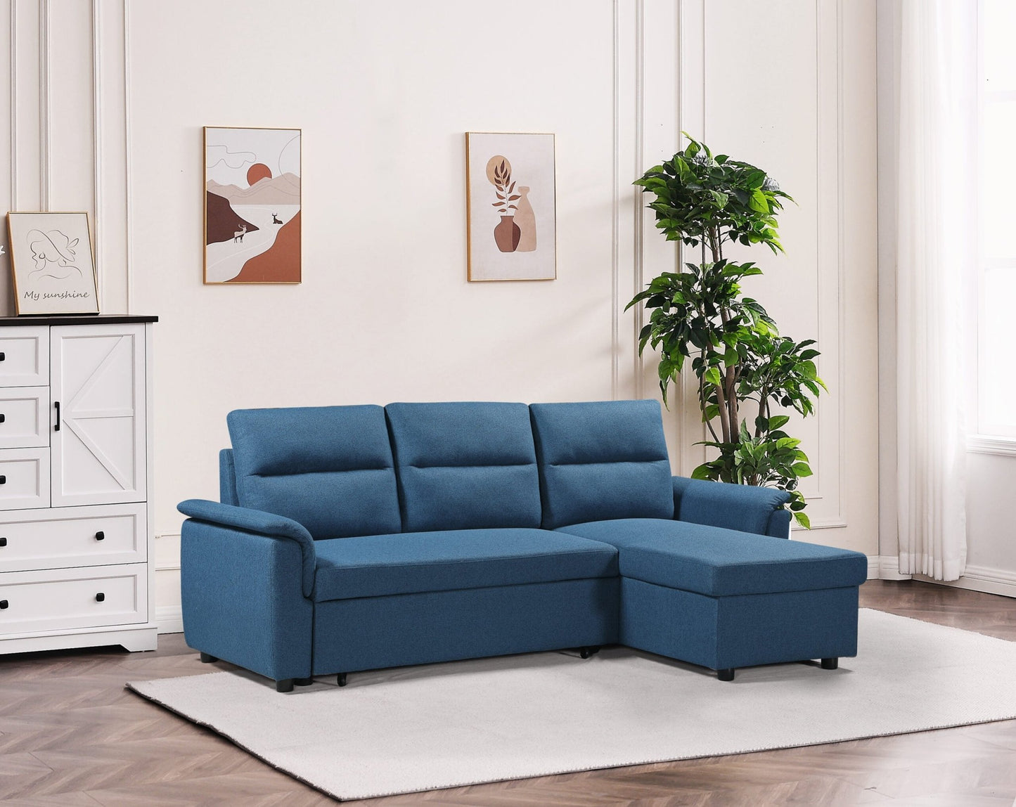 SALON ANGLE CONVERTIBLE /COFFRE ZY 2178 221X131X89 - kashkazi976.yt