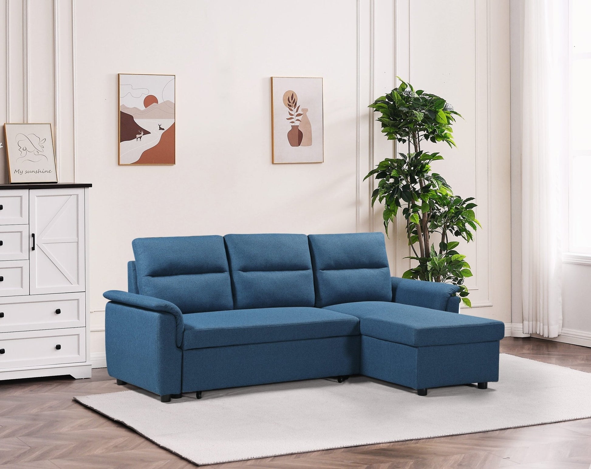 SALON ANGLE CONVERTIBLE /COFFRE ZY 2178 221X131X89 - kashkazi976.yt