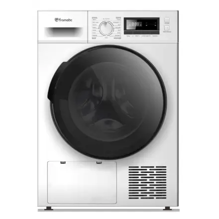 Sèche linge POMPE A CHALEUR 8KG BLANC FROMATIC - kashkazi976.yt