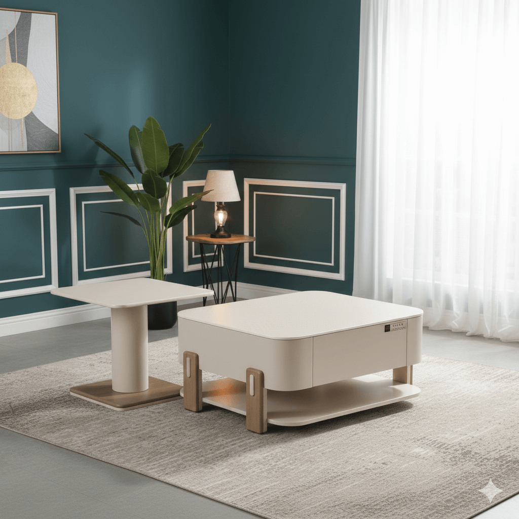 TABLE BASSE 800X700X390 520X520X460 B70 - kashkazi976.yt