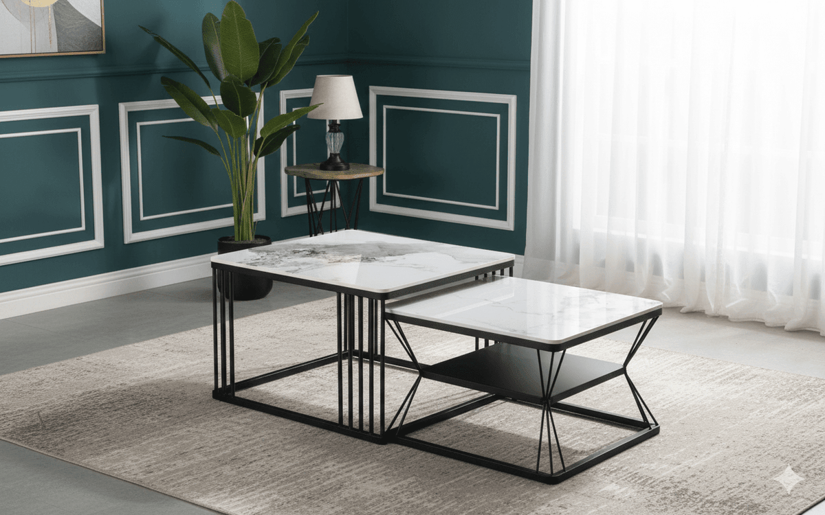 TABLE BASSE CIGOGNE CARRE C036 - kashkazi976.yt
