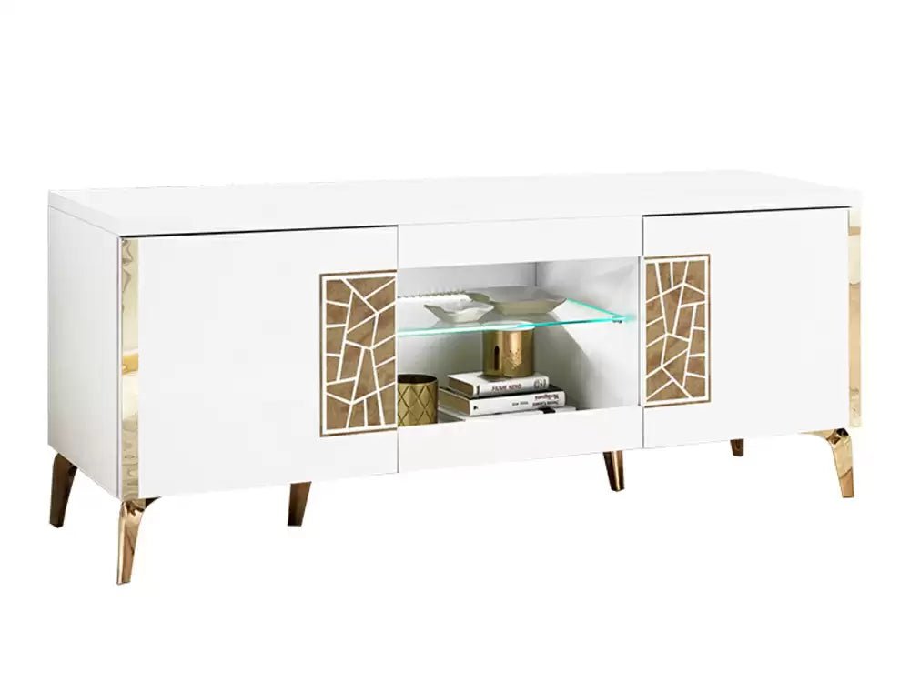 TABLE TV STELLA OR/BLANC 200 - kashkazi976.yt