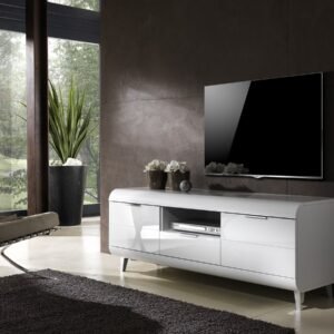TABLE TV VEGA 2P/1T BLANC - kashkazi976.yt
