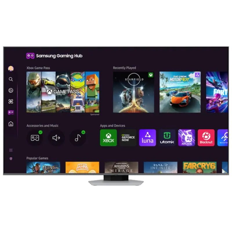 TELEVISEUR SAMSUNG TQ55Q80DAT - 139CM QLED 4K 100 Hz SMART TV - kashkazi976.yt