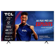 TELEVISEUR TCL 75C72B - 189CM QLED 4K HDR 144 Hz GOOGLE TV F - kashkazi976.yt
