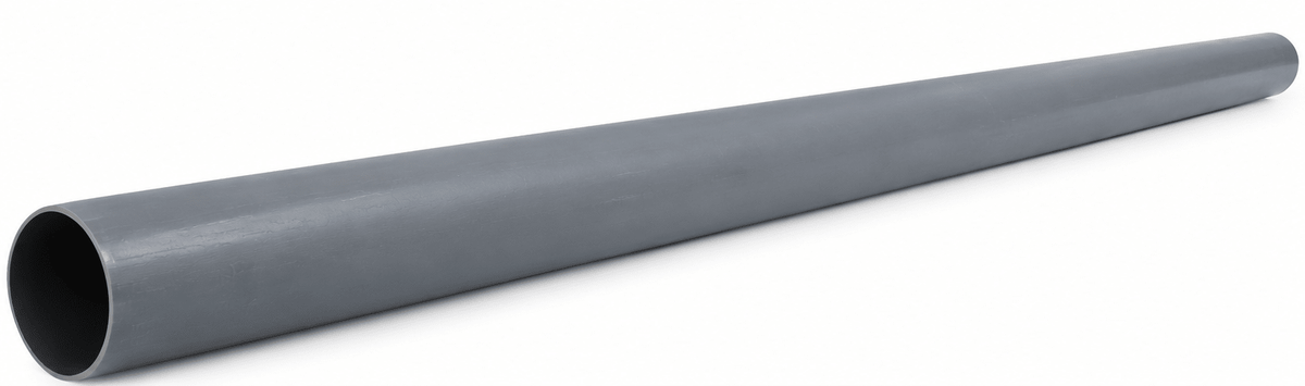 TUYAU PVC D’ÉVACUATION Ø 100 MM – GRIS – LONGUEUR 4 M - kashkazi976.yt