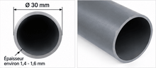 TUYAU PVC D’ÉVACUATION Ø 30 MM – GRIS – LONGUEUR 4 M - kashkazi976.yt