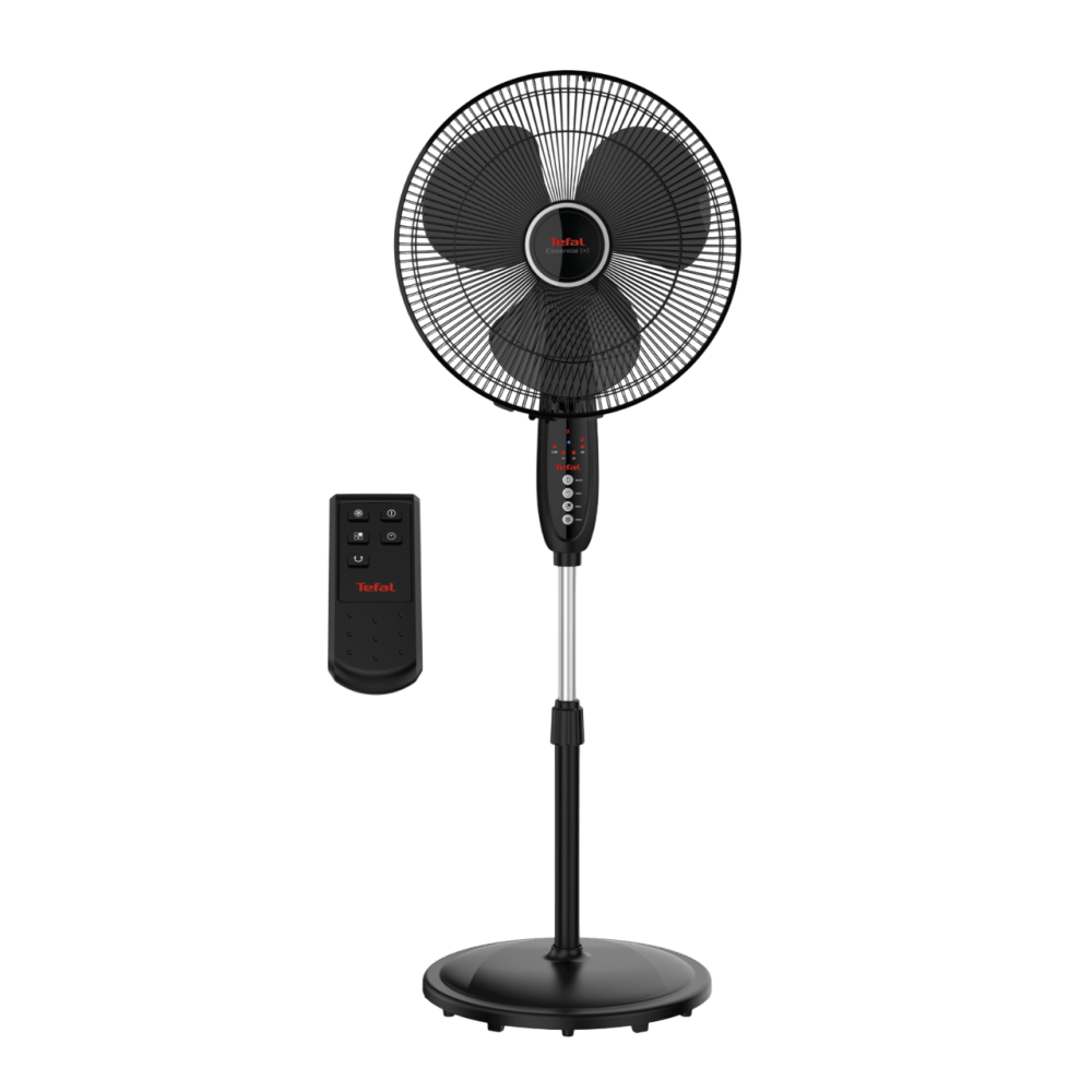 VENTILATEUR TEFAL VF3910F0 ESSENTIEL PLUS 50W NOIR - kashkazi976.yt